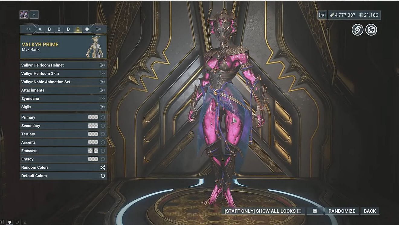 Valkyr Heirloom will be here in July (Image via Digital Extremes)